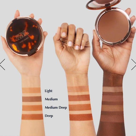 Estee Lauder Bronze Goddess Powder Bronzer 01 Light .74 oz/ 21g - Picture 2 of 4